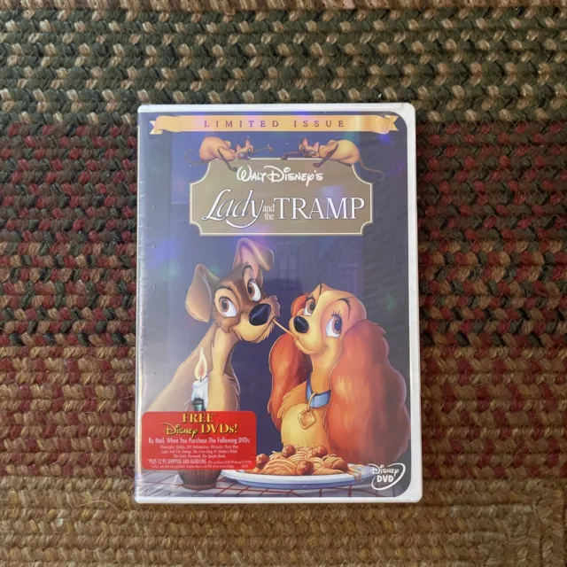 Walt Disney's Lady and the Tramp (DVD, 1999, Limited Issue, Widescreen) NEW