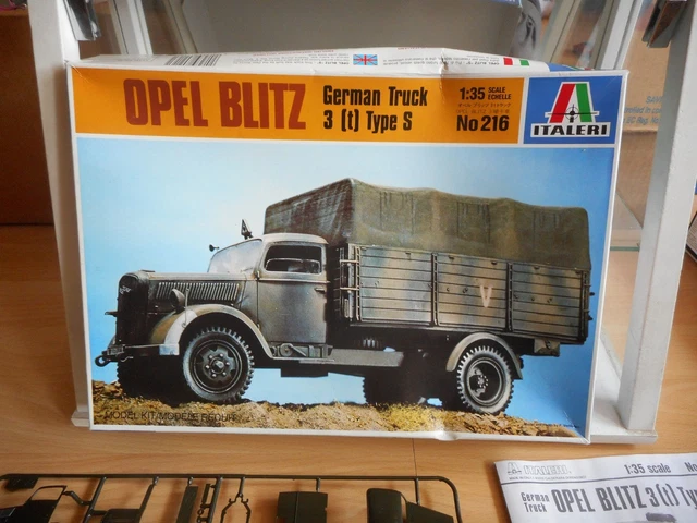 Maquette Italaerei 1/35 – Opel Blitz 3 Tonnes – Camion Militaire – Occasion