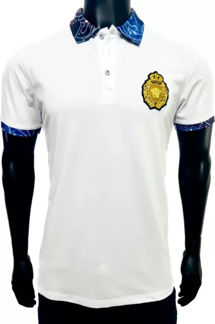 Men White Polo Shirt Vèrsace