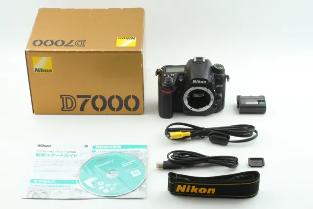 [Near MINT in Box w/Strap] Nikon D7000 Digital SLR Camera 16.2 MP From JAPAN