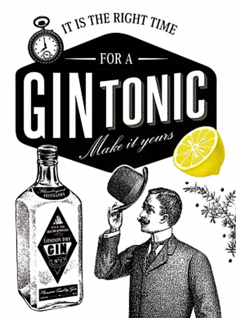 Magnet Gin Tonic, 6 x 8 cm