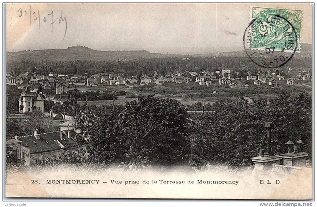 95 MONTMORENCY - view taken from the terrace of Montmorency