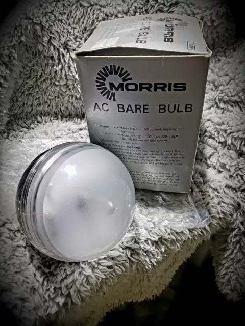 ^ Morris AC Bare Bulb Screw-In Slave Flash [Used]