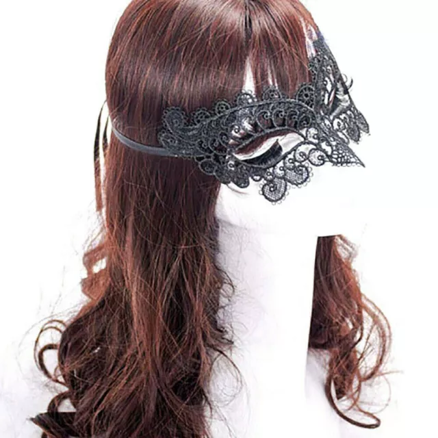 Maschera mascherina sexy da donna pizzo giochi erotici benda carnevale veneziana 3