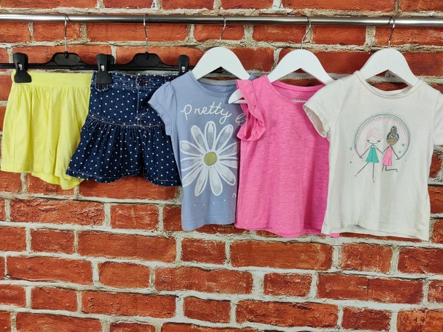 BABY GIRL BUNDLE AGE 18-24 MONTHS NEXT GAP etc SKIRT SHORTS TOPT-SHIRT SET 92CM
