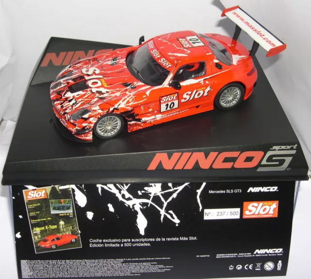 Ninco 91019 Mercedes SLS GT3 Mas Slot 500 Units Lted. Ed