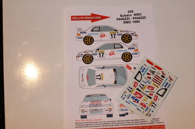 1/18 Subaru Impreza WRC07 6 kinson/S.Prevot 3ème Monte Carlo
