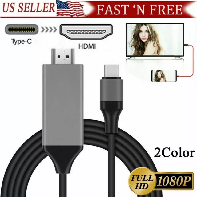 MHL USB Type C to HDMI 1080P HD TV Cable Adapter For Android LG Samsung Motorola