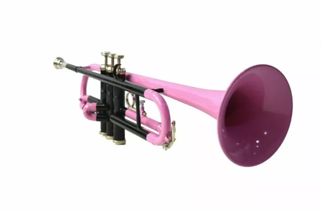 SALE !! TRUMPET NEW PINK BLACK Bb TRUMPET FREE CASE+7C M/P 5 DAYS DELIVERY