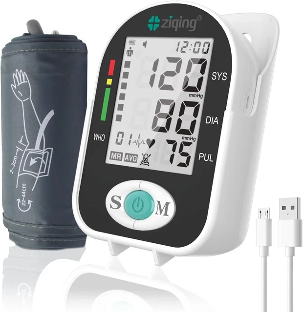 Omron Blutdruckmessgerät Manschette Digitales Blutdruckmessgerät Für Den Oberarm - Automatisch Mit Pulsmesser, LCD-Display Amazon Blutdruckmessgerät, Testsieger