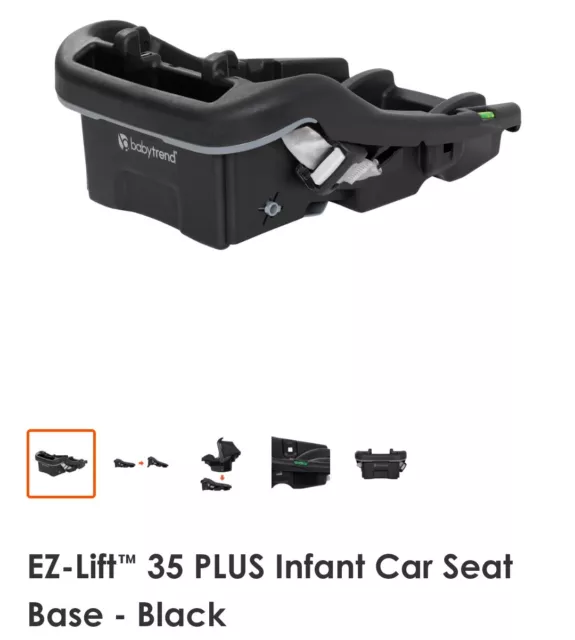 BABY TREND ALLY 35 Infant Car Seat Base Black Model CB79100A