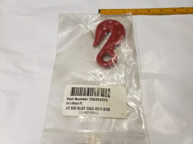 NEW Peerless 592252072 Accoloy Eye Grab Hook Hook 9/32 Chain Grade 100  4300lb