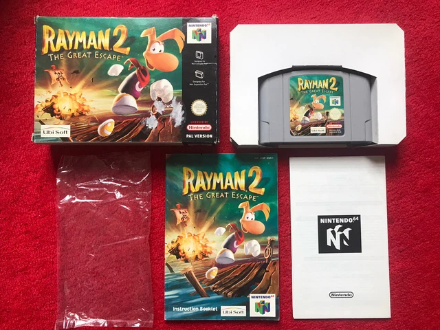 Rayman 2 the great escape Nintendo 64 TBE