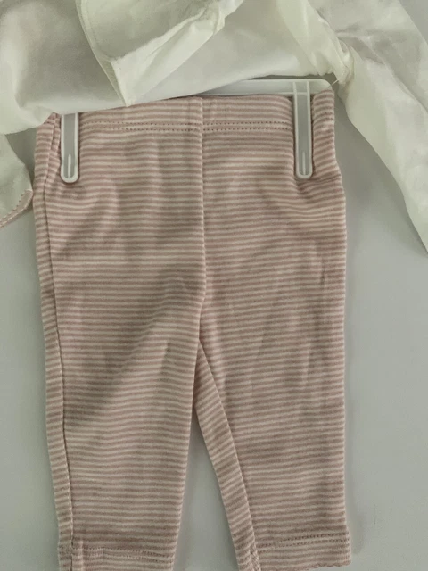 Carters Baby Girl Shirt Hat Socks Pant Set Size Newborn 3 Months Pink Giraffe 3