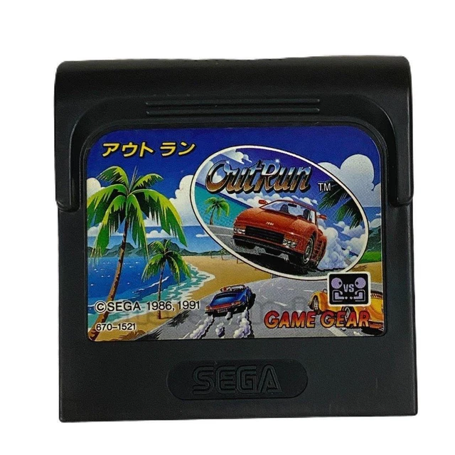 OUT RUN OUTRUN w/ CASE GAME GEAR GG SEGA JAPANESE GAME CARTRIDGE