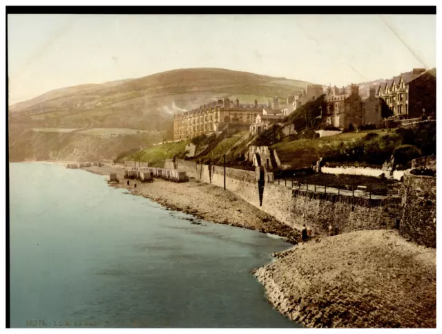 Angleterre. Isle of Man. Ramsey. Ballower Mount.  Vintage photochrom by P.Z, Pho
