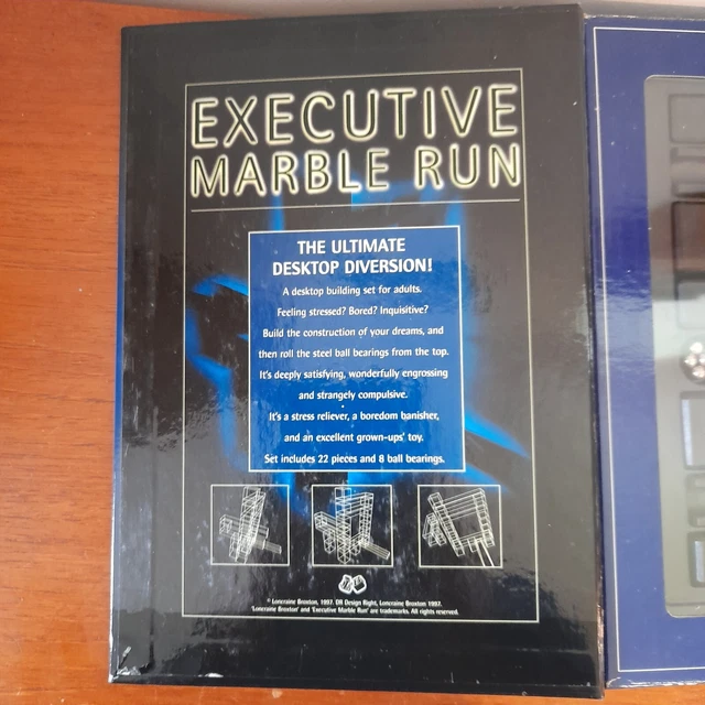 EXECUTIVE MARBLE RUN The Ultimate Desktop Diversion Build Up & Roll