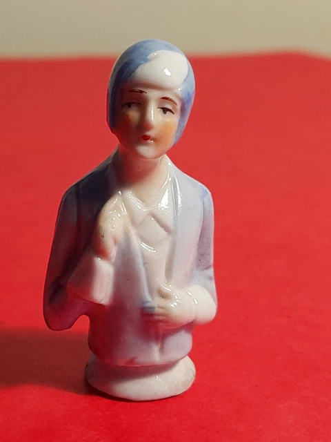 DEMI FIGURINE POUPEE MARQUISE HALF DOLL TEE PUPPEE porcelain 7,5CM EUR 15,50 - FR