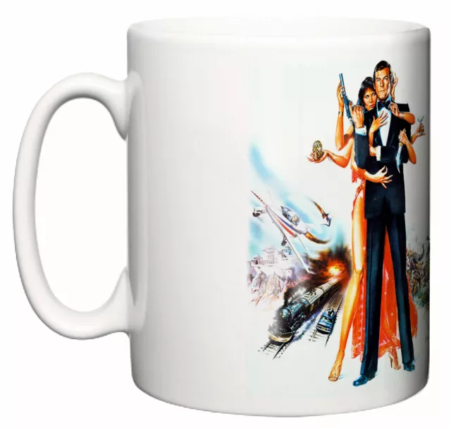 Octopussy Full Movie Poster James Bond Roger Moore 1983 Coffee Tea Mug Gift