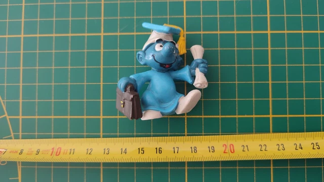 Ancien Culbuto Musical Schtroumph (Smurf) Educo - Jouet Vintage - Occasion