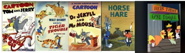 Cartoon Compilation #1 Super 8 Colour Sound 800Ft Cine Film 8Mm Tom Jerry Etc