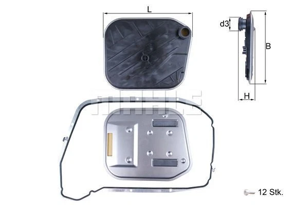 Knecht Mahle Filtro Olio Cambio Automatico Con Guarnizione Adatto Per Audi A4 A5 A6