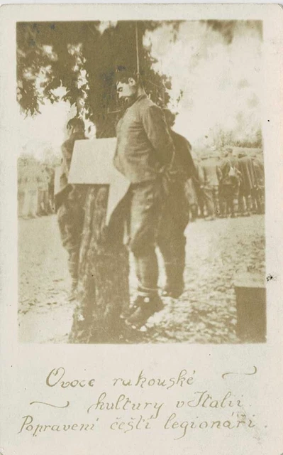 Cartolina Piavon - Oderzo - Treviso Legione cecoslovacca Czech Legion in Italy