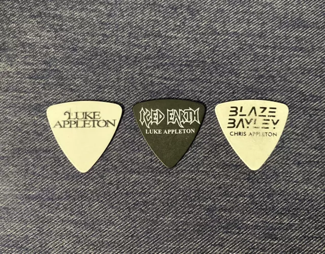 Absolva Guitar Picks Lot / Blaze Bayley/Iron Maiden/Iced Earth