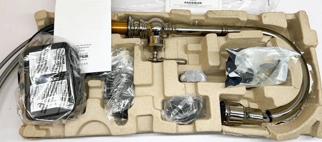 KOHLER K-29709-SN Artifacts Touchless pull-down kitchen sink faucet in Nickel