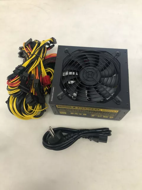 HotTopStar 2000 W ATX Mining PSU Schaltnetzteil fuer 8 GPU ETH Rig Ethereum