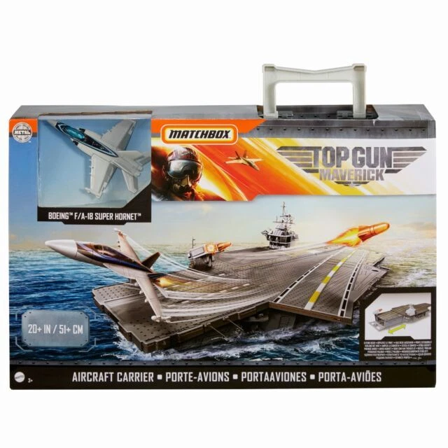 MATCHBOX TOP GUN Aircraft Carrier Play Set EUR 138,19 PicClick FR