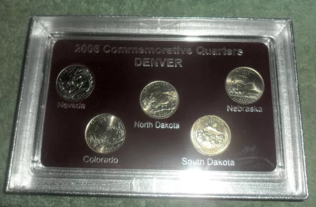 JB RFM 74816 50 State Quarters Commemorative 2006 Denver Mint Collection with CO