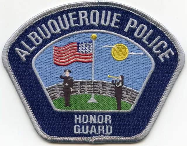 ALBUQUERQUE NEW MEXICO NM HONOR GUARD Gray POLICE PATCH