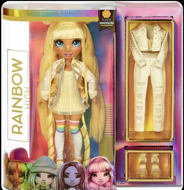 RAINBOW HIGH SUNNY Madison - Yellow Fashion Doll with 2 Outfits £89.97 ...