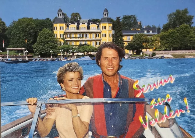 AK Velden Schloss am Wörthersee RTL Uschi Glas