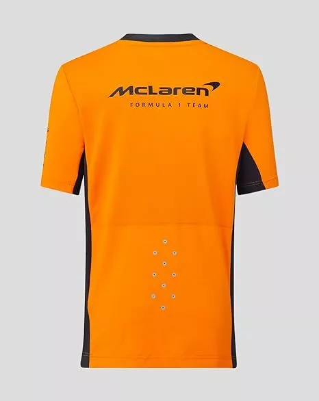 McLaren F1 2023 Official Team T-Shirt Tee KIDS/JUNIORS Papaya Grey Free UK Ship 2