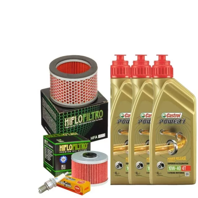 Mgm Kit Tagliando Honda Nx 650 Dominator Olio Castrol Candela Filtro Olio E Aria