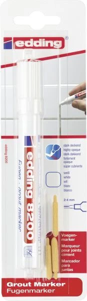 edding 8200 grout marker weiß  Marker