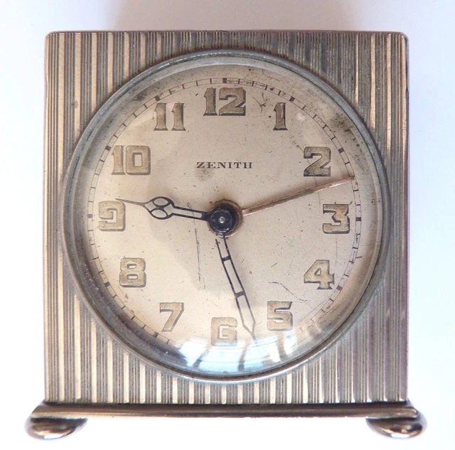 Cadran De Pendulette Ou Montre Zenith - Diamètre 69mm - Pour Horloger Ou Restauration - Occasion