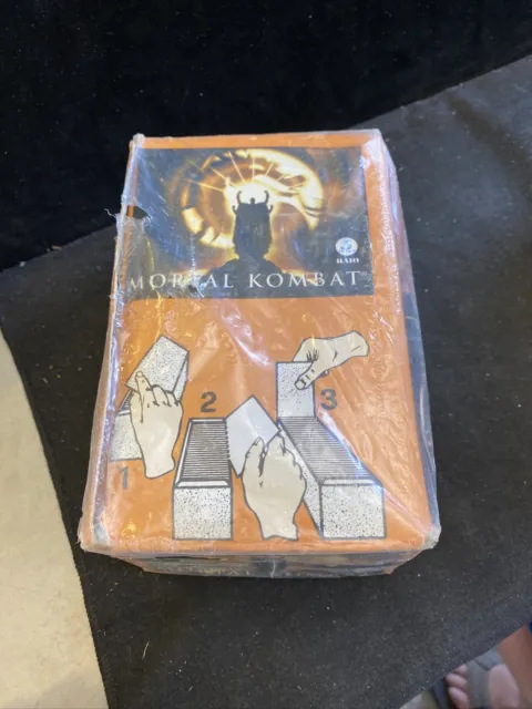 Mortal Kombat Sticker Pack Box 1995 Baio New Unopened - New Movie Soon!