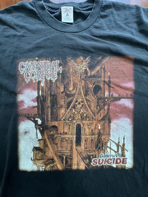 Cannibal Corpse Gallery of Suicide tour shirt Size XL death metal music