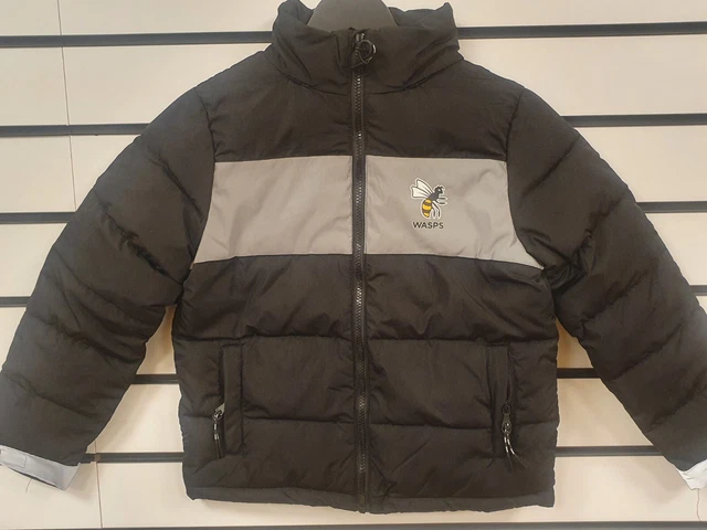 Junior Wasps padded jacket Black RRP £55