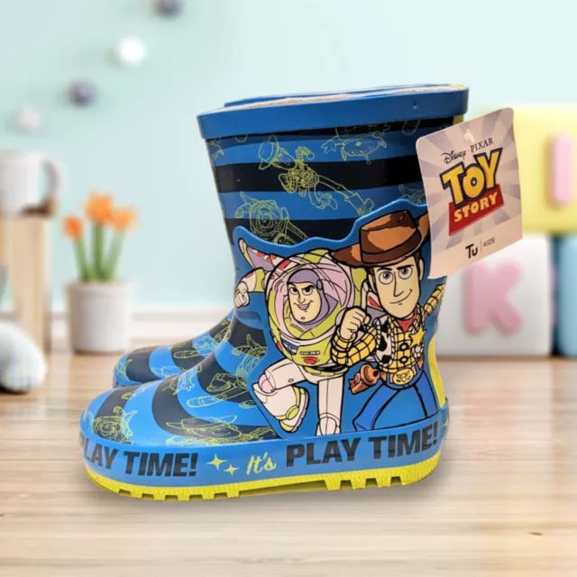 TOY STORY WELLINGTON Boots PVC Wellies Rain Snow Kids Children Welly Buzz Woody 14.95 PicClick UK