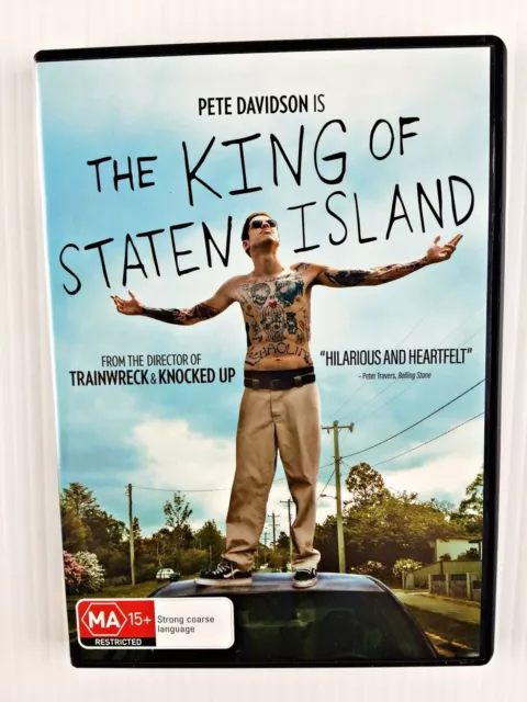 THE KING OF Staten Island Pete Davidson Movie DVD VGC 7.90