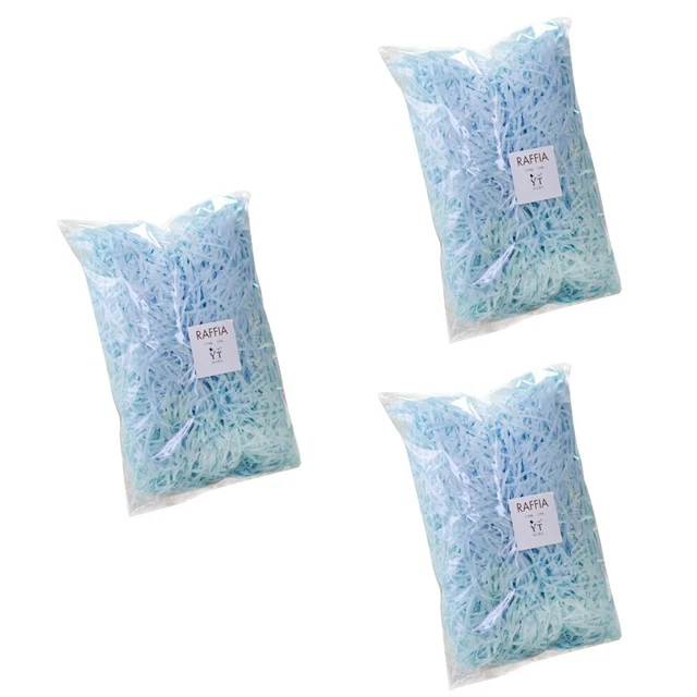 3 Paquetes Papel Raffias Accesorios Fiesta Papel Decorativo Filamento Regalo