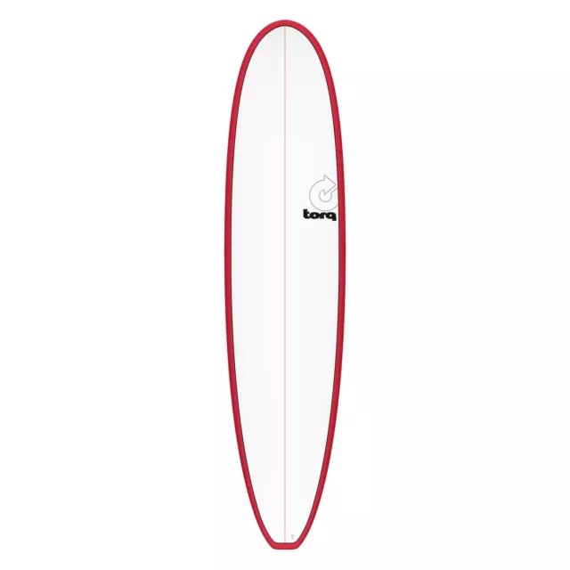 Planche de Surf torq epoxy tet 8.0 longboard Rouge rail Mini malibu