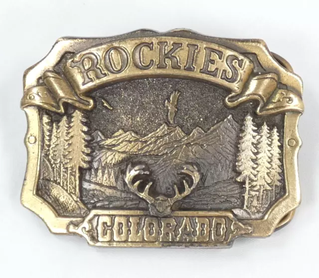 COLORADO ROCKIES BELT Buckle The Great American Buckle Company