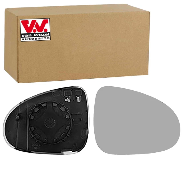 Van Wezel Spiegelglas Beheizbar Konvex Rechts Passend Für Vw Touareg | 5848836