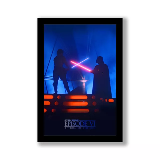 STAR WARS: RETURN OF THE JEDI - 11x17 Framed Movie Poster by Wallspace