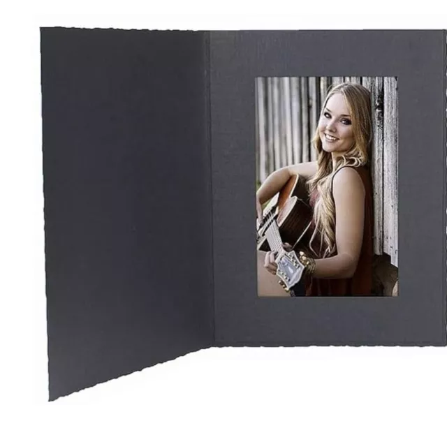 Photo Folders for 5x7 Pictures (Portrait Format) Cardboard/Paper Acid-Free 25 Pk